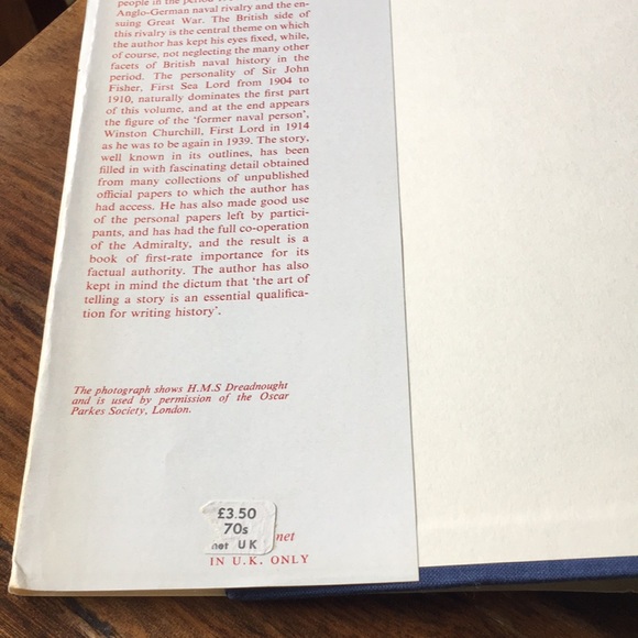 From Dreadnought to Scapa Flow Vol. 1 The Road to War by Arthur J. Marder - Picture 15 of 16